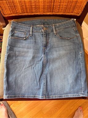 Levi's Medium Wash Denim Mini Skirt - Size 28 / 6 - Five Pocket Classic